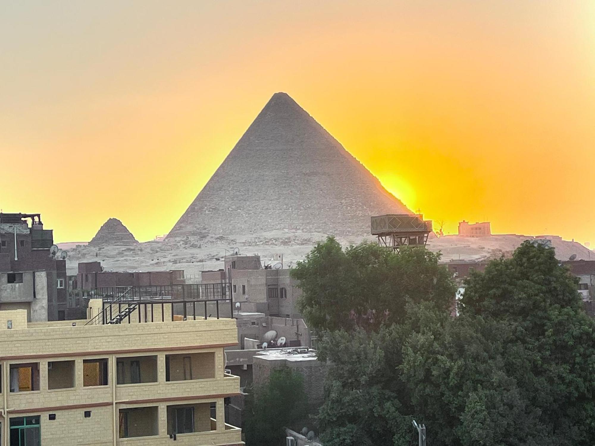 El Aida Pyramids View Hotel Kafret el-Gabal المظهر الخارجي الصورة