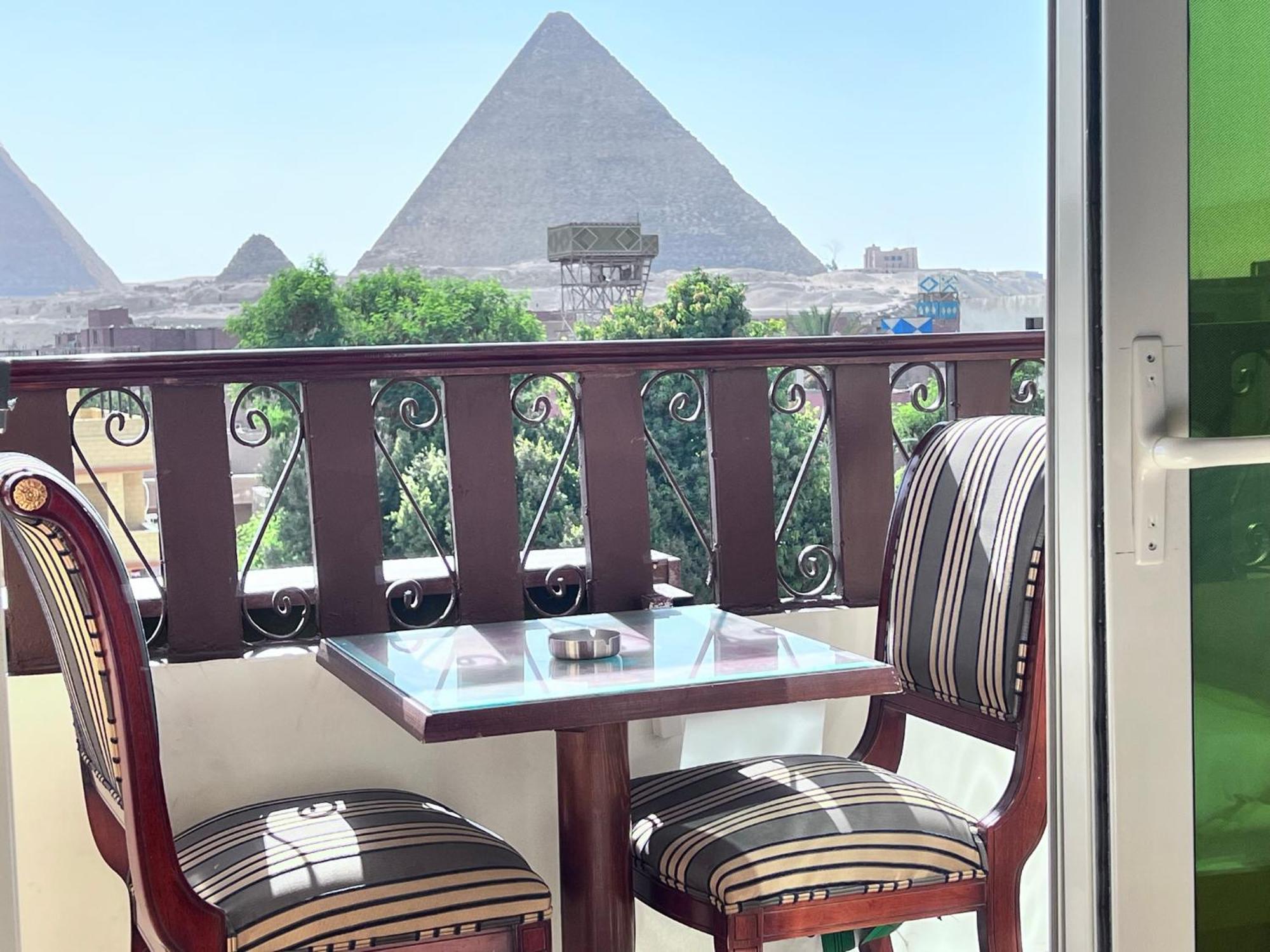 El Aida Pyramids View Hotel Kafret el-Gabal المظهر الخارجي الصورة