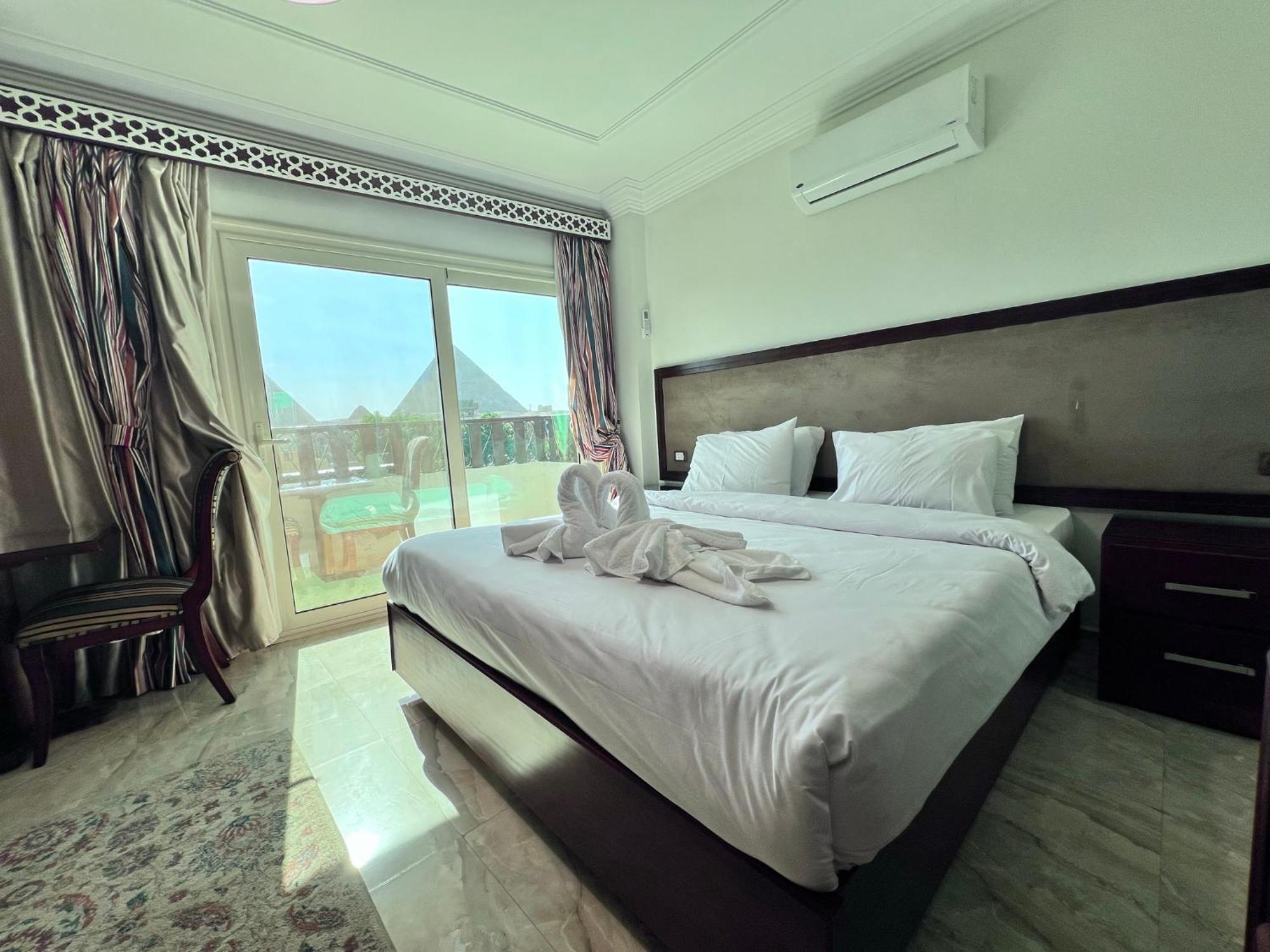 El Aida Pyramids View Hotel Kafret el-Gabal المظهر الخارجي الصورة