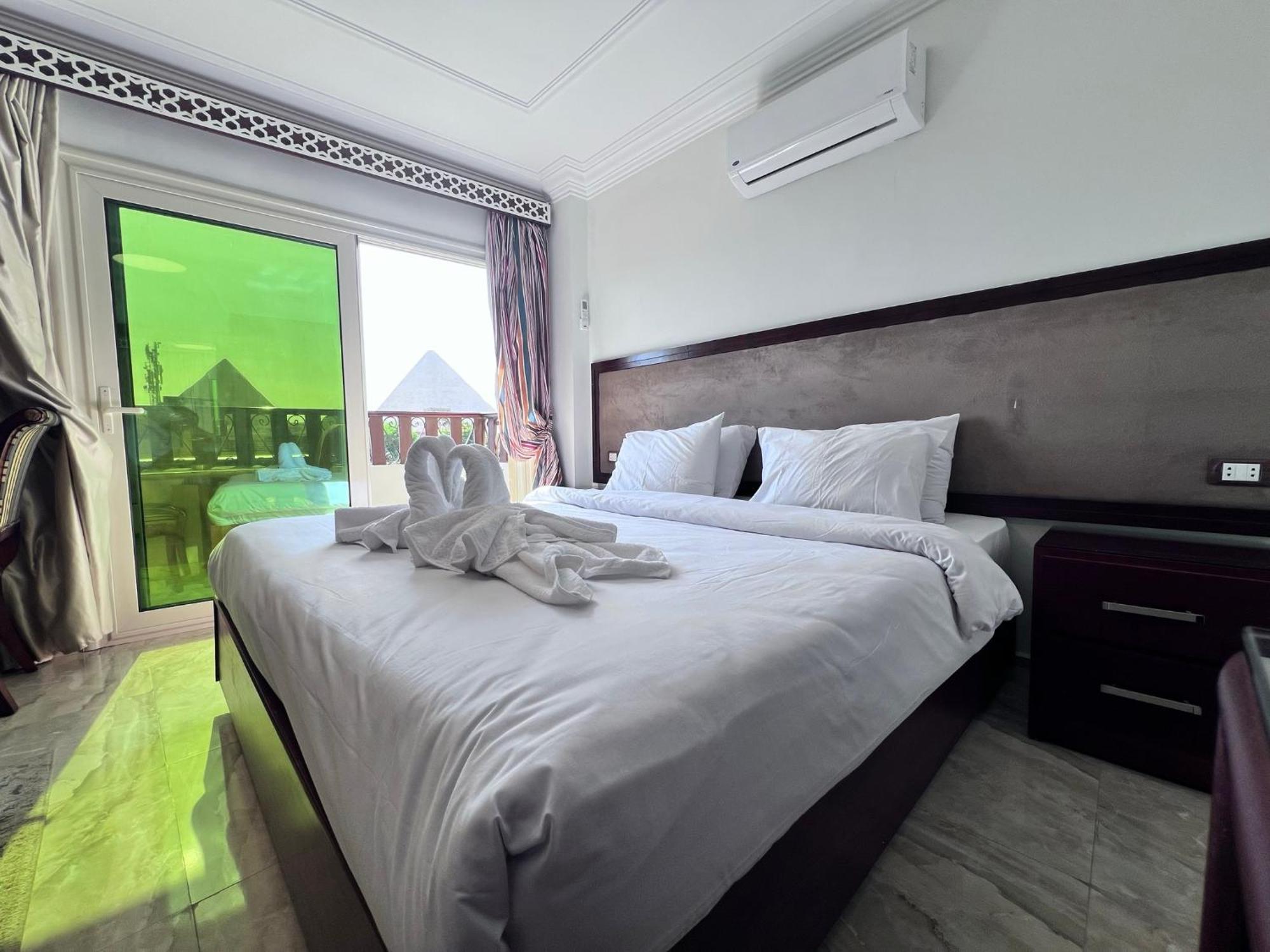 El Aida Pyramids View Hotel Kafret el-Gabal المظهر الخارجي الصورة