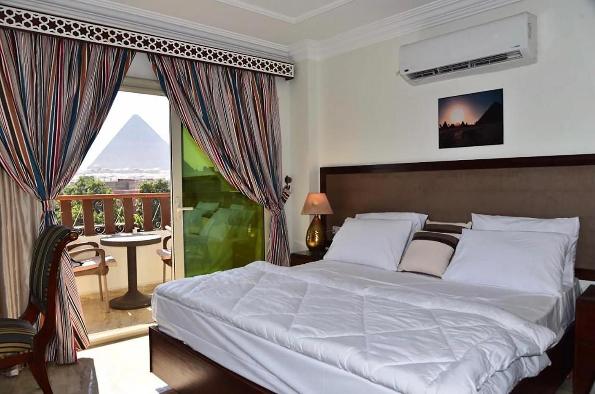 El Aida Pyramids View Hotel Kafret el-Gabal المظهر الخارجي الصورة