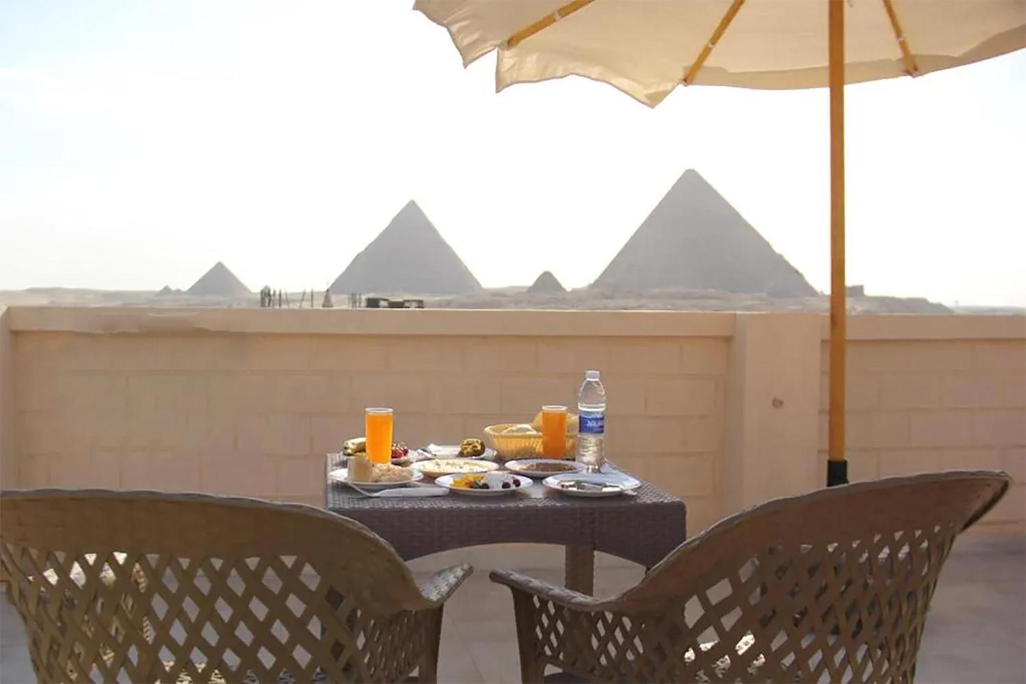 El Aida Pyramids View Hotel Kafret el-Gabal المظهر الخارجي الصورة