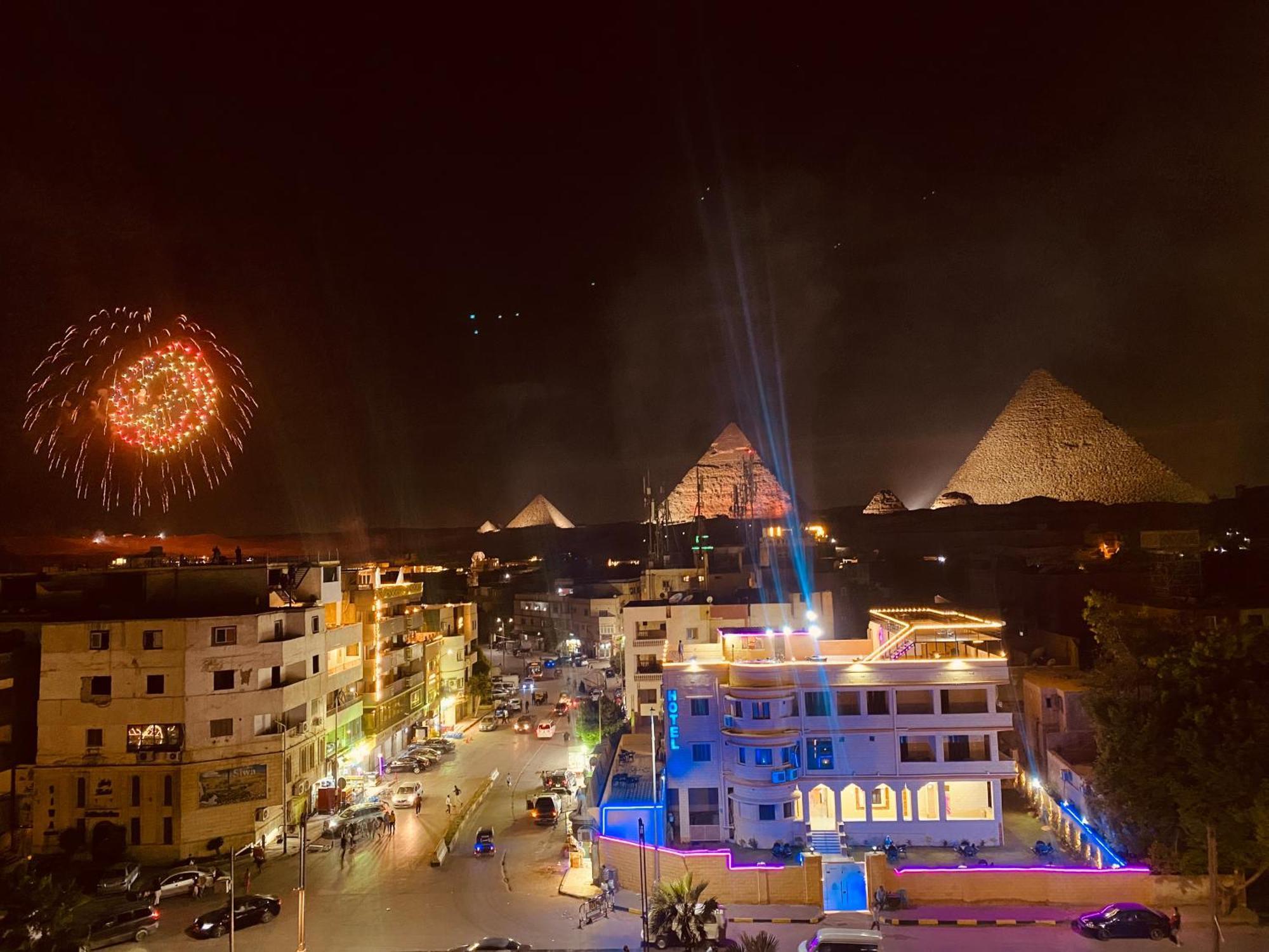El Aida Pyramids View Hotel Kafret el-Gabal المظهر الخارجي الصورة
