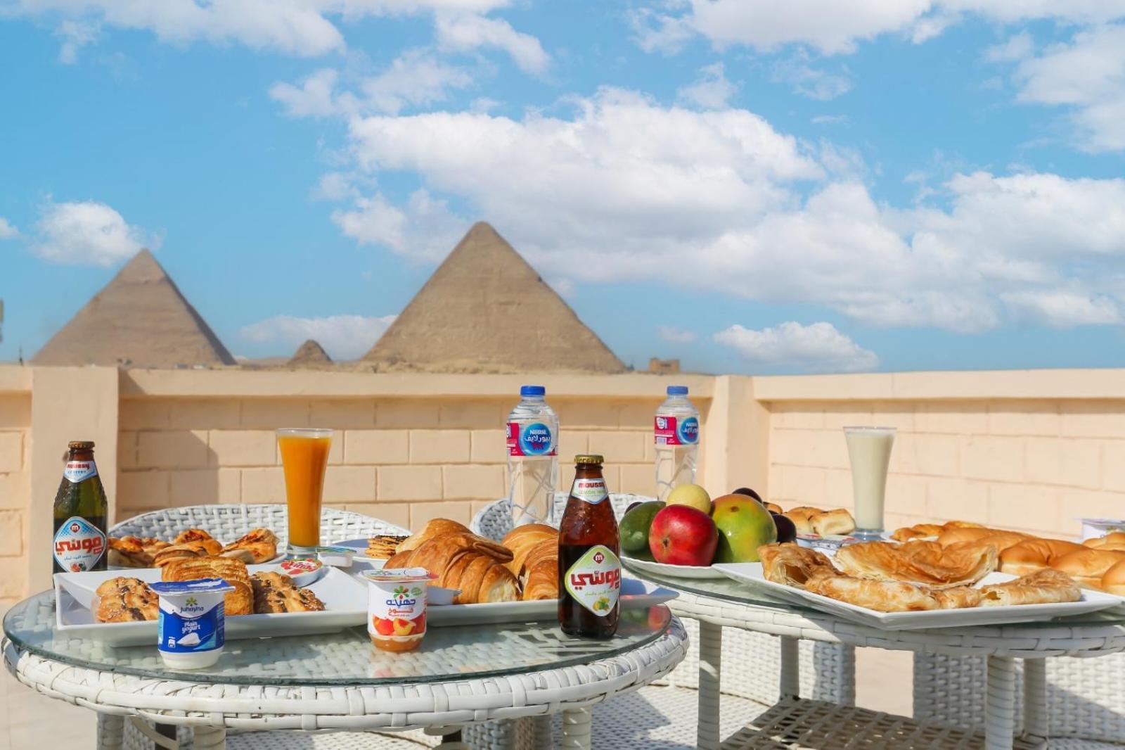 El Aida Pyramids View Hotel Kafret el-Gabal المظهر الخارجي الصورة
