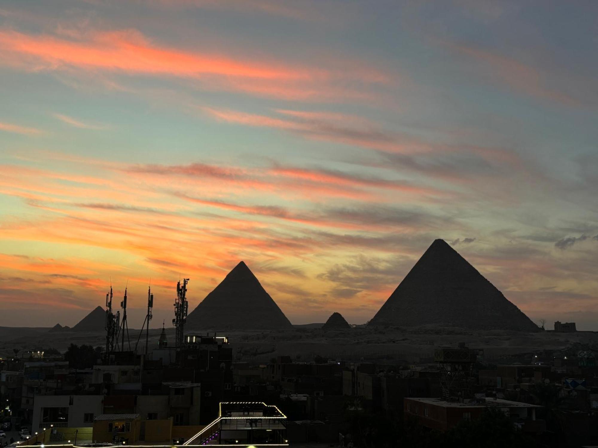 El Aida Pyramids View Hotel Kafret el-Gabal المظهر الخارجي الصورة